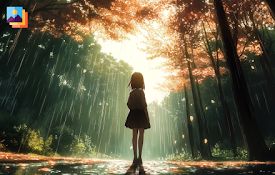 Anime Forest Wallpaper