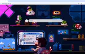 Super Mario Pixel Live Wallpaper