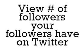 ? (Twitter) Followers Counter