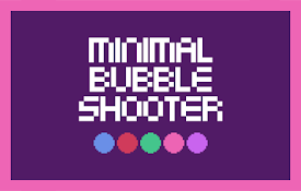 Minimal Bubble Shooter Game