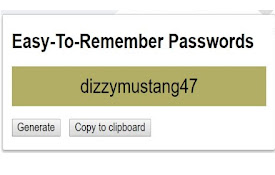 Easy To Remember password generator