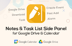 SideNotes - Google Calendar Event &amp; Drive Sync
