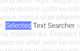 Selected Text Searcher