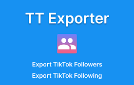 Export TikTok Followers