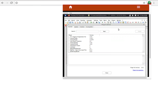 Plugin Screenshot