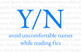 Fanfic Name Substitution