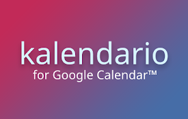 Kalendario for Google Calendar™