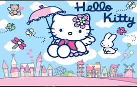 Hello Kitty Sweet and Stylish Wallpaper Collection