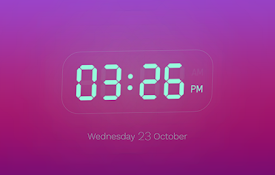 Digital Clock in a New Tab