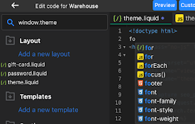 Liquify - Shopify Code Search &amp; Editor
