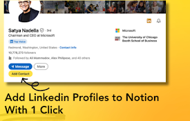 Rocky - Save Linkedin Profiles straight to Notion