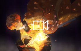Zenitsu Agatsuma Kimetsu No Yaiba Live Wallpaper