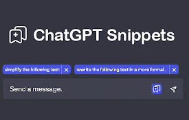 ChatGPT Snippets