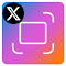 X/Twitter Image BG Gradient Frame