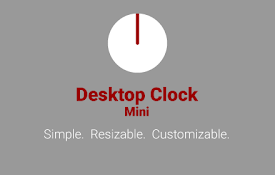 Desktop Clock Mini