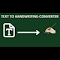 Text to Handwriting Converter