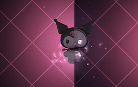 Kuromi Skeleton Live Wallpaper
