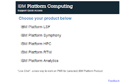 IBM Platform Support Quick Access