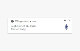 ETH gas alerts