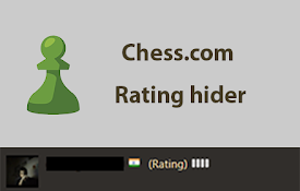 Chess.com rating hider