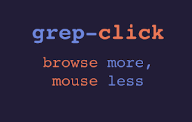 grep-click: type button text to click