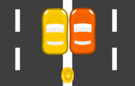 Blue Car Racing Game