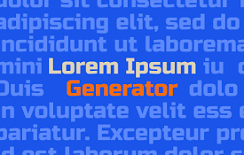 Lorem Ipsum 生成器