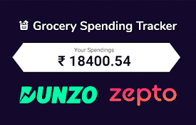 Spending Calculator For Dunzo, Zepto &amp; Blinkit