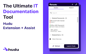 Hudu Chrome Extension