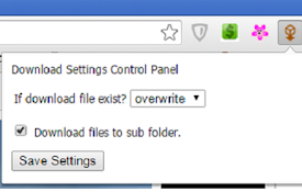 GS Downloads Settings