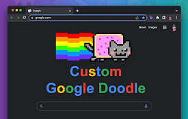 Google™ 特別塗鴉 - Google Chrome™ 自定義徽標