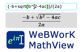 WeBWorK MathView