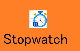Stopwatch for Google Chrome™