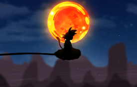 Kid Goku Flying Nimbus Dragon Ball Live Wallpaper