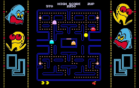 Pac-man and Ms. Pac-man