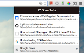 Open Tabs