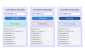 Email Verifier - By Web Makeer