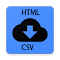 HTML table to csv