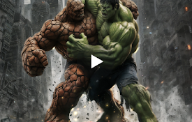 The Thing VS Hulk Live Wallpaper
