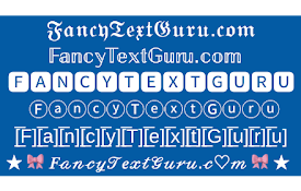 Fancy &amp; Cool Text Generator