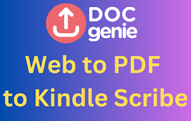 Doc Genie - Send Web as PDF to Kindle Scribe
