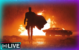 Dark Knight Ablaze: Batman in Flames Live Wallpaper