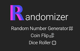 Randomizer - Random Number, Coin Flip, Dice