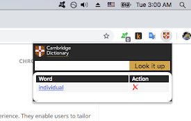 Cambridge Dictionary Lookup