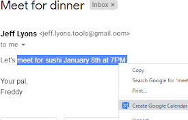 Create Google Calendar Event