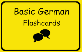 Basic German Flashcards