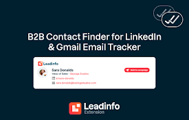 B2B Contact Finder &amp; E-mail Tracker - Leadinfo