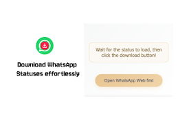 Whatsapp Web Status Downloader
