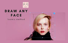Draw any face - Loomis method