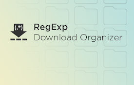 RegExp Download Organizer